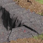 vidaXL Polaire pour Piscine Gris 1 x 25 m Polyester et coton