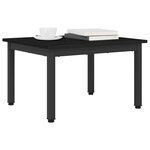 vidaXL Table basse Chêne noir 60 x 50 x 36 cm Bois d'ingénierie