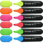 Surligneur Rechargeable Job Pte Biseau 1-5 mm Assorti Pochette 6 SCHNEIDER