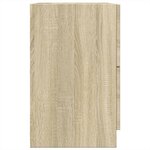 vidaXL Armoire d'évier chêne sonoma 40x37x59 cm bois d'ingénierie