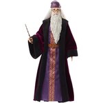 Harry potter - poupée professeur dumbledore avec tenue de poudlard et baguette- poupée figurine - 6 ans et +
