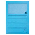 Paquet De 25 Chemises À Fenêtre Forever 130g/m2 - Coloris Pastel Assortis - 22x31cm - Couleurs Assorties - X 16 - Exacompta