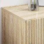 vidaXL Table de chevet Chêne Sonoma 43 x 34 5 x 47 cm