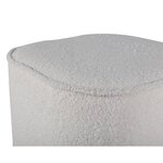Venture Home Pouf Piff 44x44x41 cm Teddy Blanc