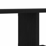 vidaXL Étagère TV murale Chêne noir 125 x 18 x 23 cm Bois d'ingénierie
