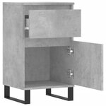 vidaXL Buffets 2 Pièces gris béton 40x35x70 cm bois d'ingénierie