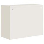 vidaXL Classeur blanc 90x40x70 cm acier