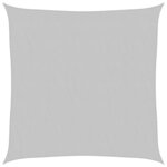 vidaXL Voile d'ombrage gris clair 2 5x2 5 m 100 polyester oxford