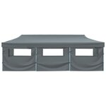 vidaXL Tente de réception pliable avec 8 parois 870x291x315 cm Anthracite