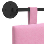 vidaXL Tête de lit suspendue Rose Tissu