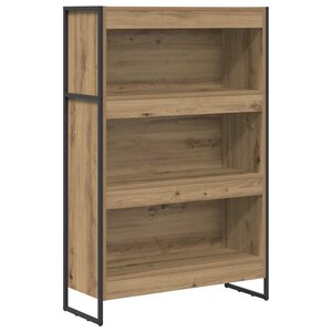 vidaXL Bibliothèque Chêne artisan 80 x 30 x 155 cm Bois d'ingénierie