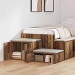 vidaXL Armoire de rangement Bois ancien 118 x 41 x 40 cm