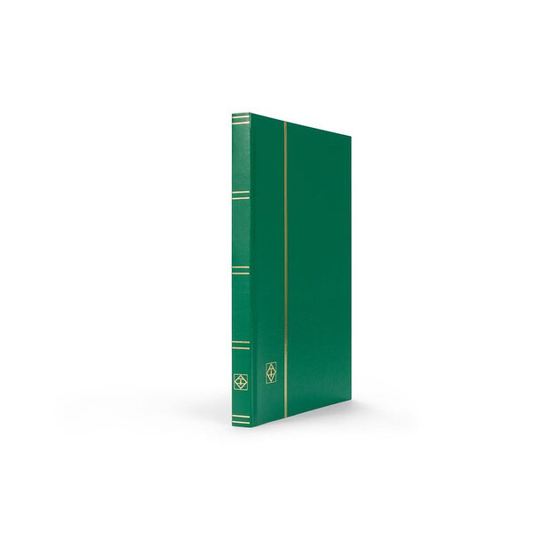 Classeur grand format 32 pages noires pour timbres. Couleur - Vert