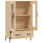 vidaXL Buffet haut chêne sonoma 69 5x31x115 cm bois d'ingénierie