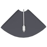 vidaXL Étagère flottante avec étagère 2 Pièces Anthracite 15 x 15 x 2 cm