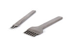 Perforateurs 2 et 6 dents pour cuir et fimo cuir