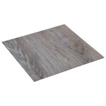 vidaXL Planches de plancher autoadhésives 5 11 m² PVC Marron clair