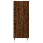 vidaXL Buffet Chêne marron 34 5x34x90 cm Bois d'ingénierie
