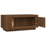 vidaXL Table basse Chêne marron 102x50x45 cm Bois d'ingénierie