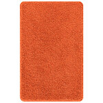 vidaXL Ensemble de tapis de bain antidérapants 3 Pièces Orange PP