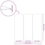 vidaXL Tapis de piscine Noir 396 x 396 x 0 1 cm Tissu non tissé