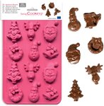 Moule en silicone pour chocolat noel fantaisie