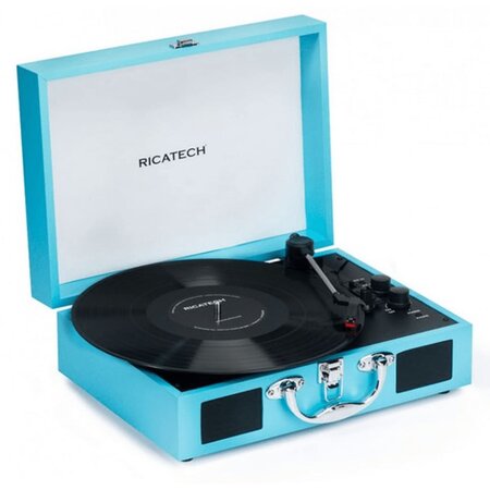 Ricatech tourne-disque avancé rtt21 bleu turquoise