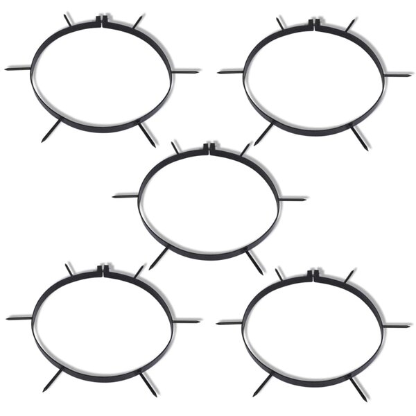 5 colliers aérateurs à pointes diamètre 30 cm