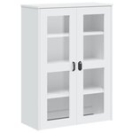 vidaXL Dessus pour buffet VIKEN blanc bois d'ingénierie