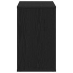 Buffet vidaXL noir en chêne 60x30x50 cm en bois composite