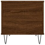vidaXL Table basse Chêne marron 60x44 5x45 cm Bois d'ingénierie