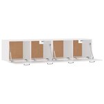 vidaXL Armoires murales 2 Pièces Blanc 60x36 5x35 cm Bois d'ingénierie