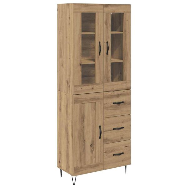 vidaXL Haut Armoire avec tiroir Chêne artisanal 69 5 x 34 x 90 cm