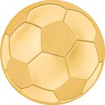 Pièce de monnaie 1 dollar football n.d. (2021) – or fini soyeux