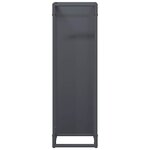 vidaXL Portant de bois chauffage anthracite 25x25x80 cm