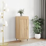 vidaXL Buffet Chêne sonoma 34 5x34x90 cm Bois d'ingénierie