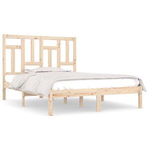 vidaXL Cadre de lit sans matelas 140x200 cm bois massif de pin