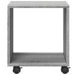 vidaXL Armoire roulante sonoma gris 37x33x42 5 cm bois d'ingénierie