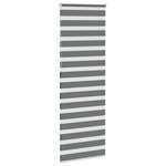 vidaXL Store zèbre gris foncé largeur du tissu 70 9 cm polyester
