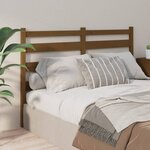 vidaXL Tête de lit Marron miel 141x4x100 cm Bois massif de pin