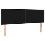 vidaXL Tête de lit avec des lumières à LED Réglable Taupe 144 cm tissu