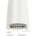 ORBI Systeme WiFi MultiRoom - RBK50-100PES  Tri-Band AC6000 - Pack de 2 (1 Routeur et 1 Satellite)