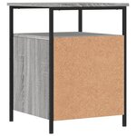 vidaXL Tables de chevet 2 Pièces sonoma gris 44x45x60cm bois d'ingénierie