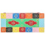 vidaXL Table console Multicolore 80 x 35 x 76 cm Bois d'ingénierie