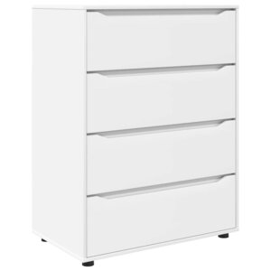 vidaXL Armoires de rangement 2 Pièces Blanc 80 x 48 x 105 cm
