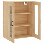 vidaXL Armoire murale chêne sonoma 69 5x34x90 cm