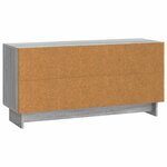 vidaXL Meuble TV 102 x 34 5 x 50 cm Sonoma gris Bois d'ingénierie