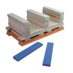 VILAC Batibloc color - 100 planchettes en bois massif colorées