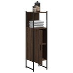 vidaXL Armoire de salle de bain chêne marron 33x33x120 5 cm