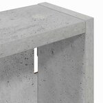 vidaXL Armoire murale de salle de bain Gris Béton 40 x 10 x 60 5 cm